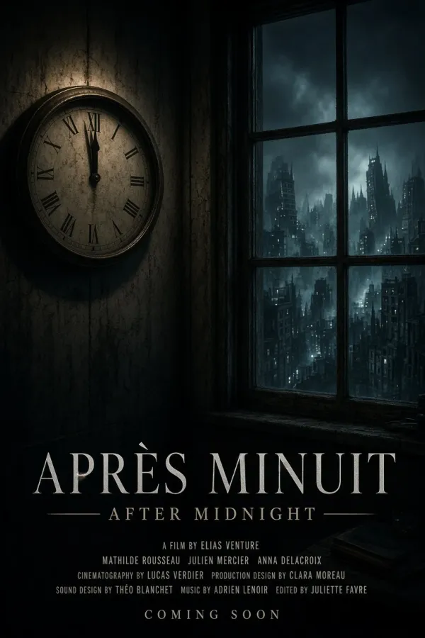 Affiche fictive : Après minuit